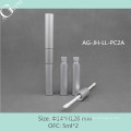 AG-JH-LL-PC2A AGPM cosmétique emballage personnalisé cycloïdes 5 ml * 2 en aluminium haute qualité deux-côtés brillant à lèvres